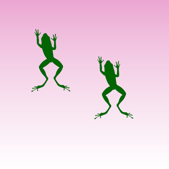 Leaping Frog Decal