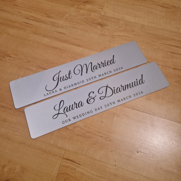 Simple Modern Style Wedding Plate 