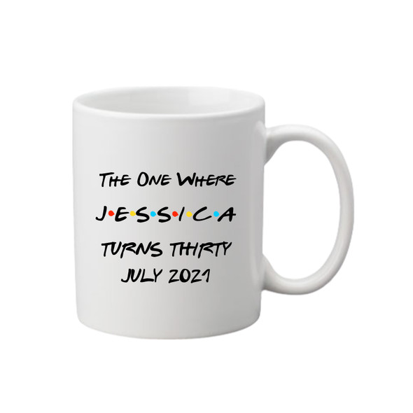 Friends Theme Printed Mug