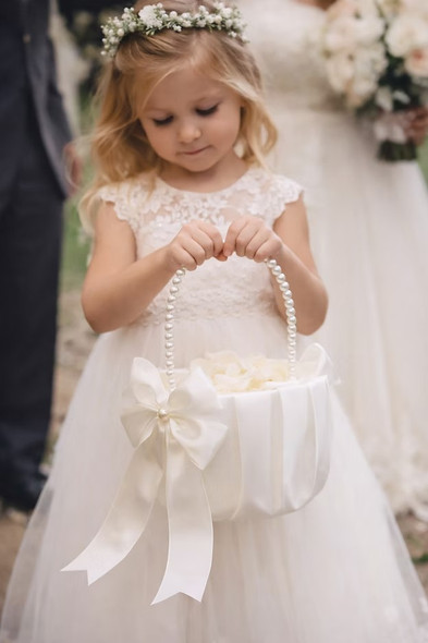 Wedding Flower Girl Basket