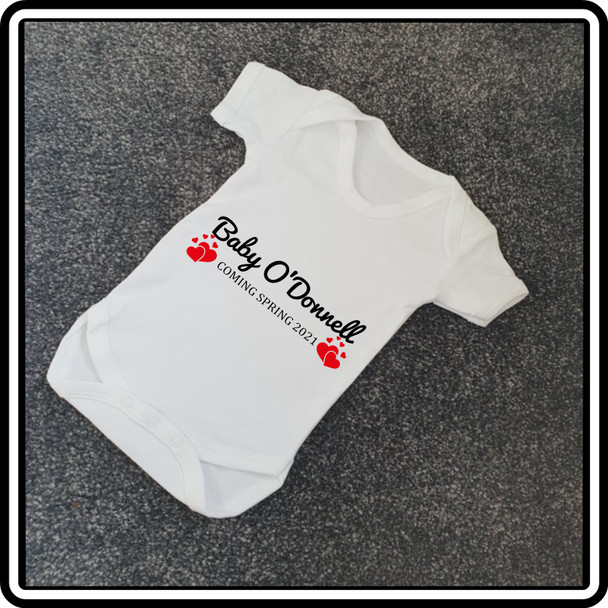 Baby Announcement Babygrow