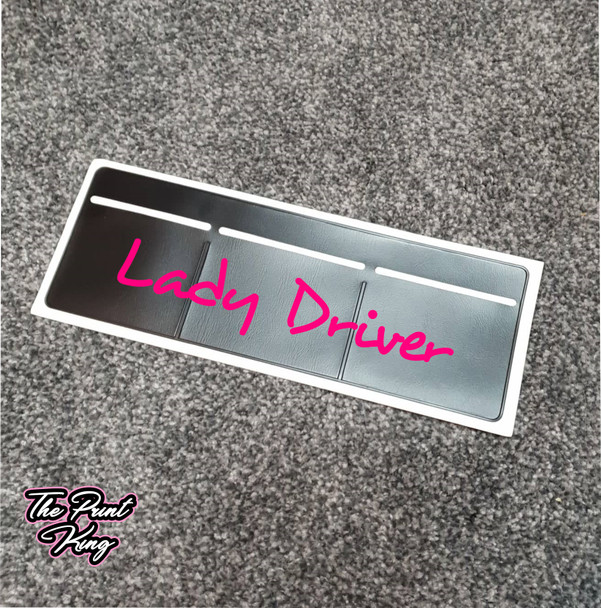 Tax Disc Holder - Lady Driver