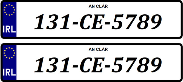 Fancy Plate - Style 6 (Pair)