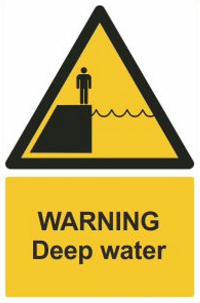 Deep Water Safety Sign