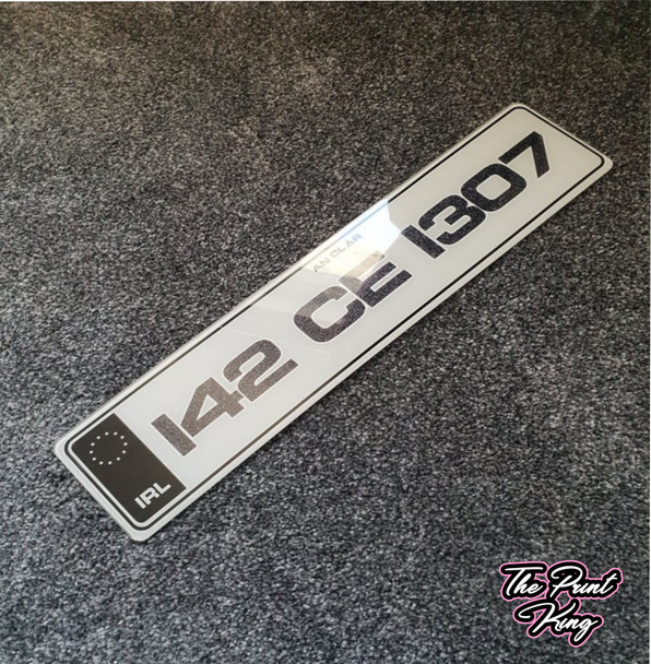 Black IRL Metro Glitter Plates(Pair)