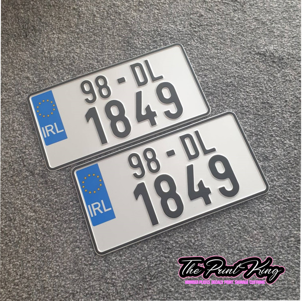 Jap Pressed Plates Style 02 (Pair)