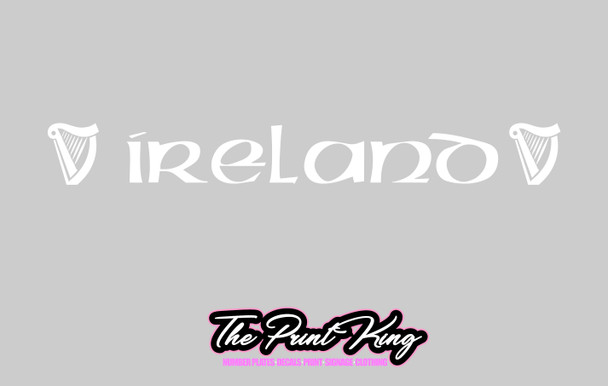 Ireland Harps Windscreen Decal 