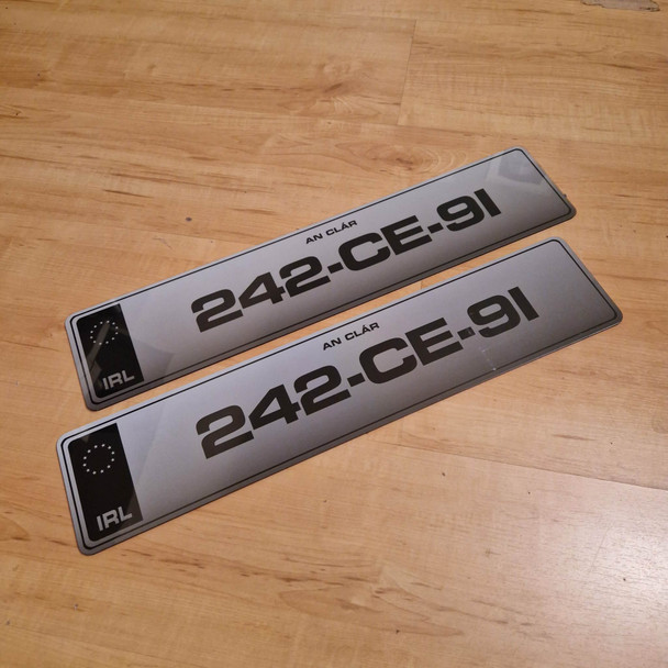 Black IRL Metro Fade Tinted Plates (Pair)