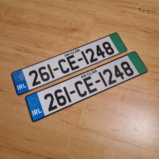 IRL NCT Plate (Single) With Green Flash