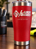 Stainless Steel 20oz Tumbler Engraved LF logo - Limited Edition Red