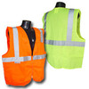  Class 2 Safety Vest Zipper Front W/Pockets