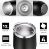 LF Logo Stainless Steel Tumbler 12oz - Black