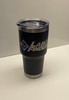 Stainless Steel 30oz Drink Tumbler Engraved LF logo - Black