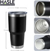Stainless Steel 30oz Drink Tumbler Engraved LF logo - Black