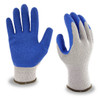 C2V Premium Blue Latex Dipped Gloves 12ct Pack