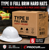 Radians RHF2 Dareware X Type II Class E Full Brim Safety Helmet 6ct Case