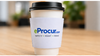 Neoprene Hot Coffee Sleeves with Company Logo