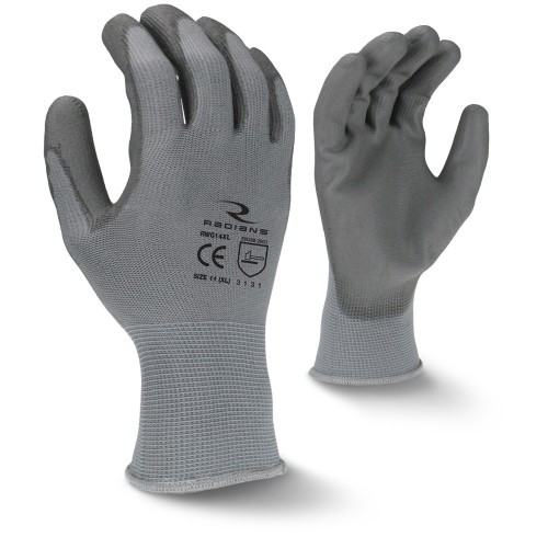 Radians RWG14 PU Palm Coated Gloves 12ct pack
