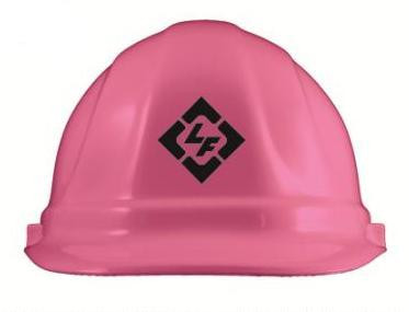  LF Logo OMEGA II Hard Hat Made in the USA! White