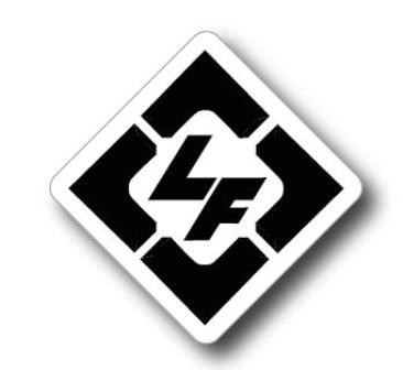 LF Logo Sticker - 25ct Roll 1 3/4" (For Hard Hats)