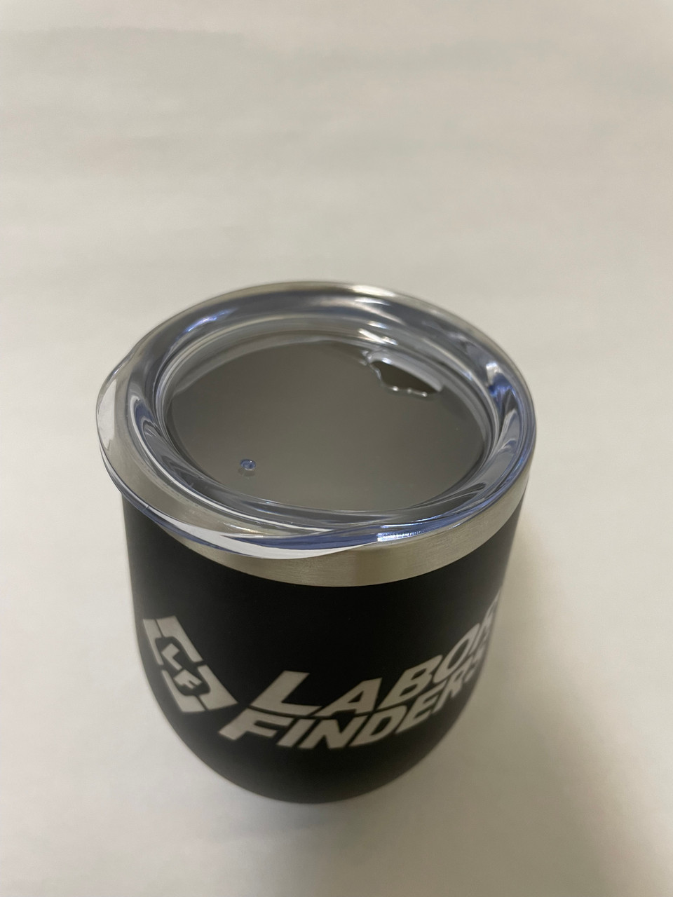 LF Logo Stainless Steel Tumbler 12oz - Black