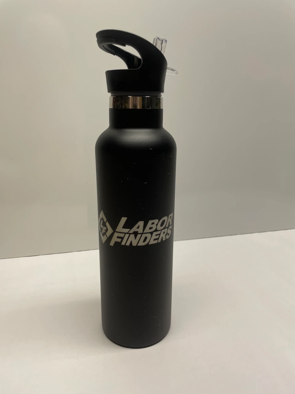 24oz Stainless Tumbler Black with  Engraved LF logo