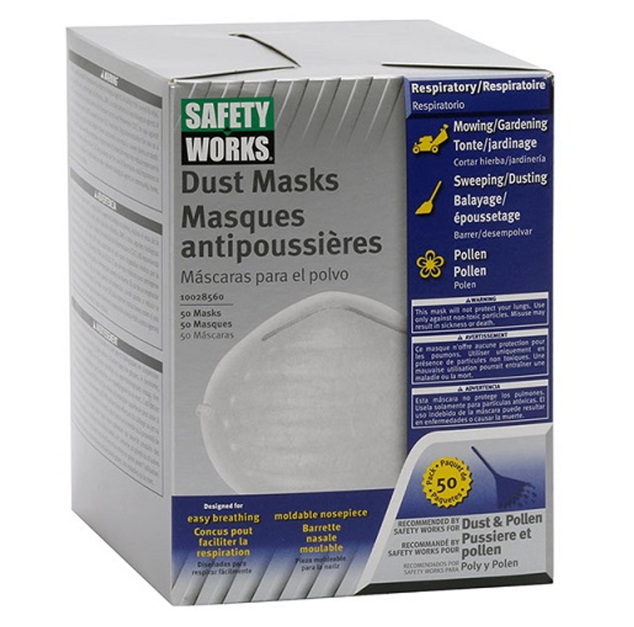 Dust Mask 50ct box - Safety Works