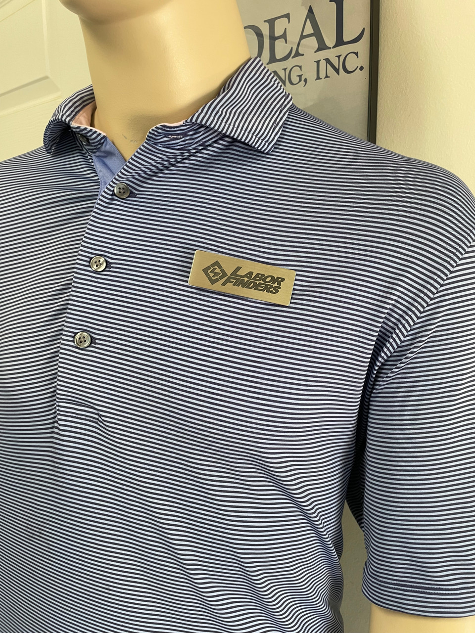 Company Name Badge Stainless Steel 