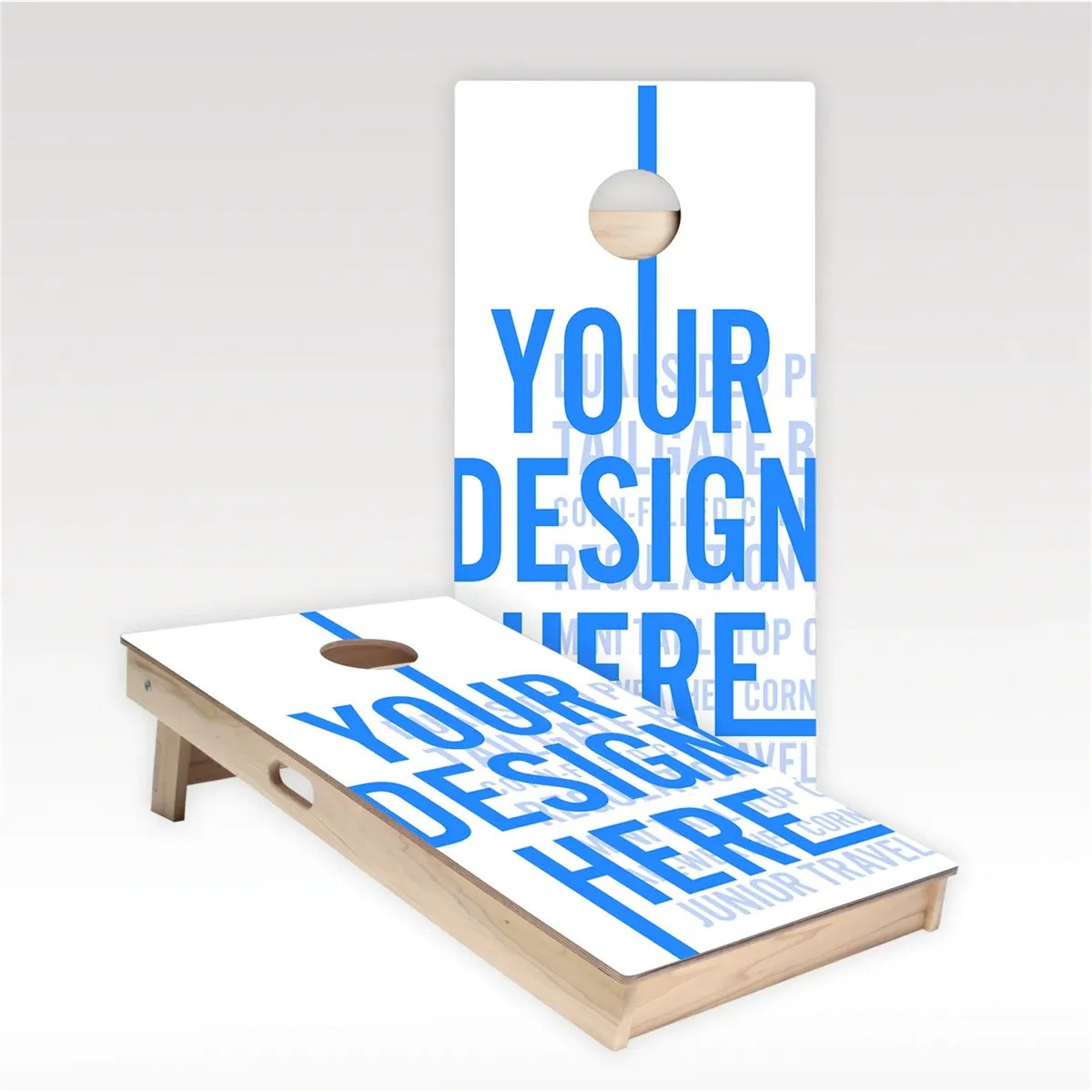 Custom Cornhole Boards - Birch & Poplar - ACA Regulation Size