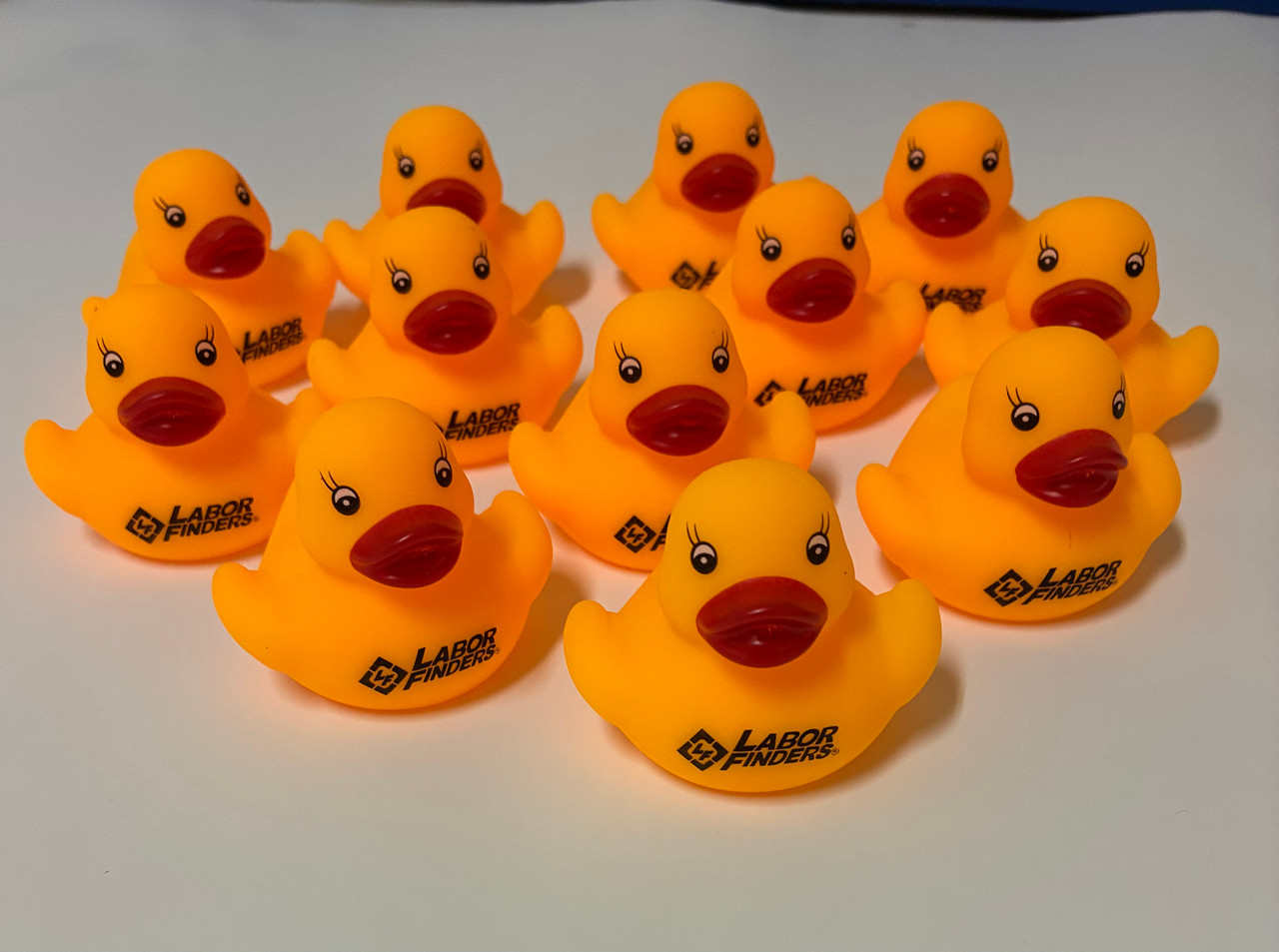  Rubber Ducks 2" LF logo Yellow 10ct Pack