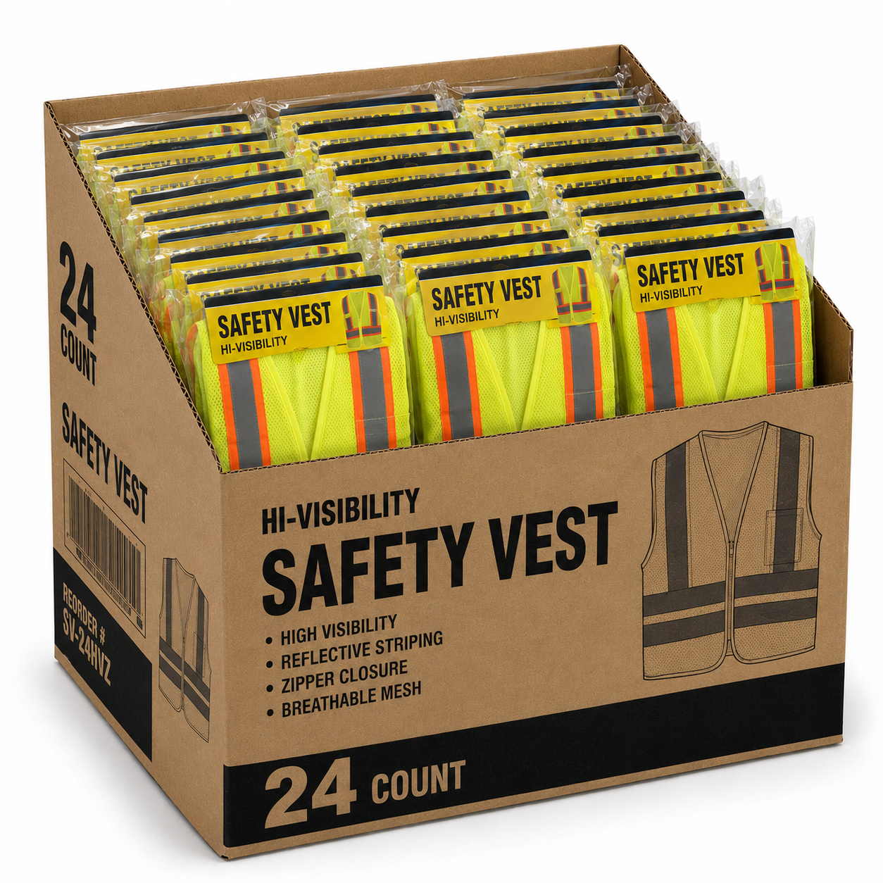 Radians Class 2 Two Tone Vest  24ct Case 