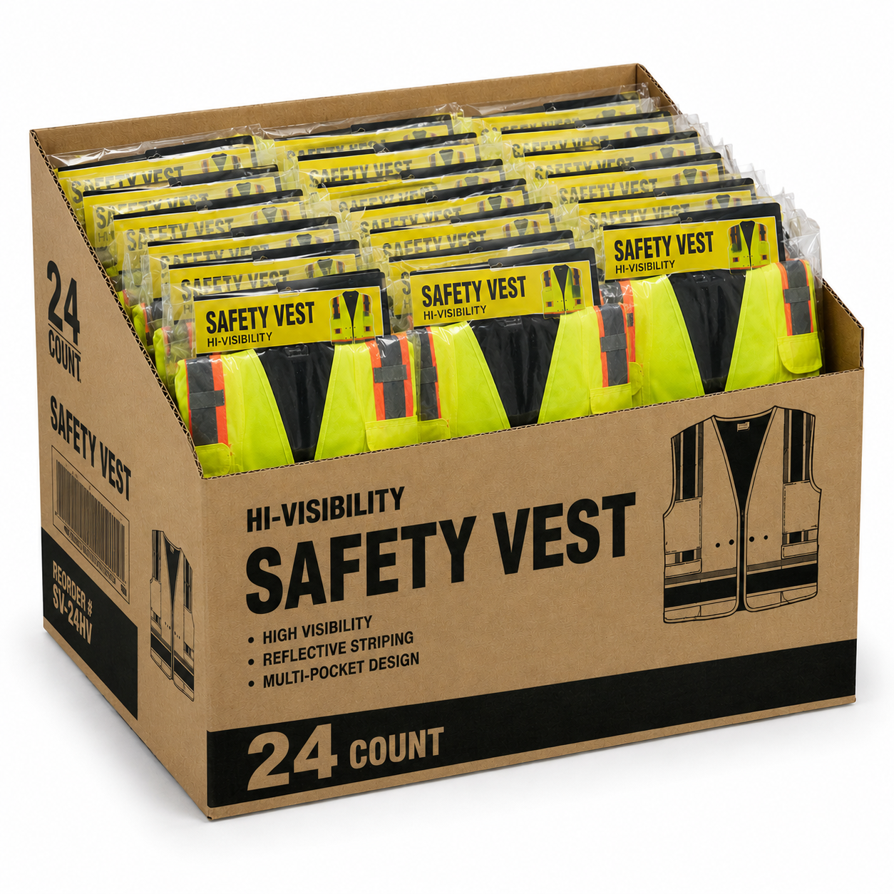 Class II Surveyor Breakaway Vest 24ct Case