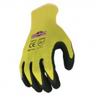 Radians Silver series™ Hi-Viz Knit Dip Glove 12ct pack LG