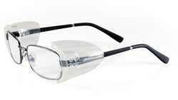 SS100 Side Shields, Prescription and safety glasses - 12ct Box