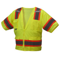 Class 3 Two Tone Safety Vest  RVZ3410 5ct Pack