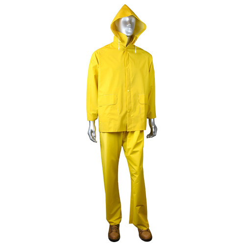 Radians ERW .35 Series Rain Suit 3pc 35mil Yellow  10ct Case
