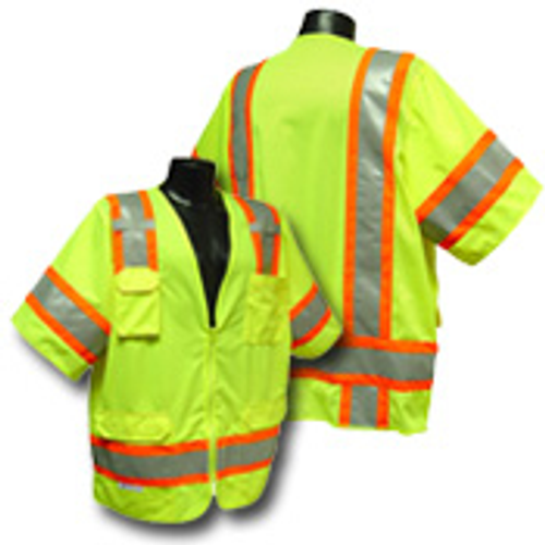 Radians Class 3 Surveyor Vest 24ct Case Free Shipping!