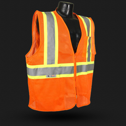 Radians SV225 Class 2 Fire Retardant with Two-Tone Trim Safety Vest is ANSI 107 Compliant FR protection.