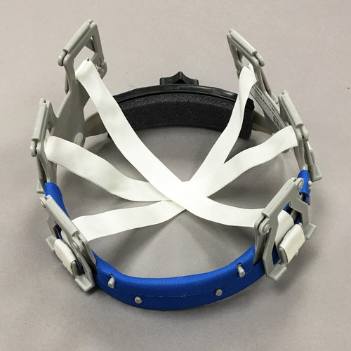 OMEGA II 6PT Hard Hat  Ratchet Suspension - Blue 12ct Carton