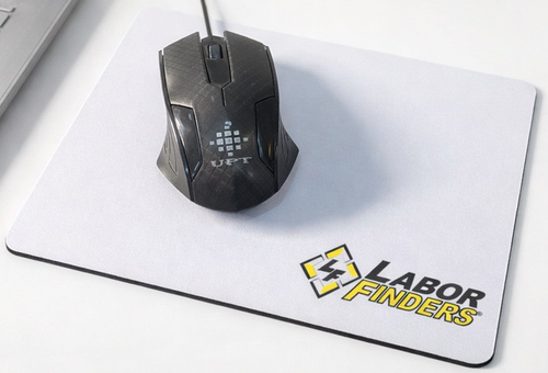 Mouse Pad_Gray w/LF Logo
