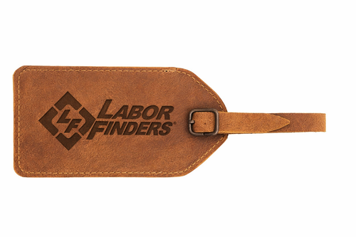 Genuine Leather Luggage or Golf Tag w/LF Logo