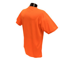 Moisture Wicking 100% Polyester Short Sleeve Safety T-Shirt 
