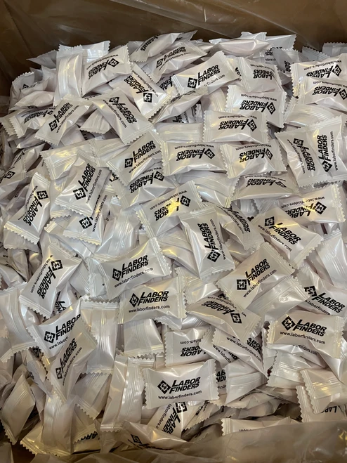  Wrapped Mints/Candies w/LF Logo 500ct Pack