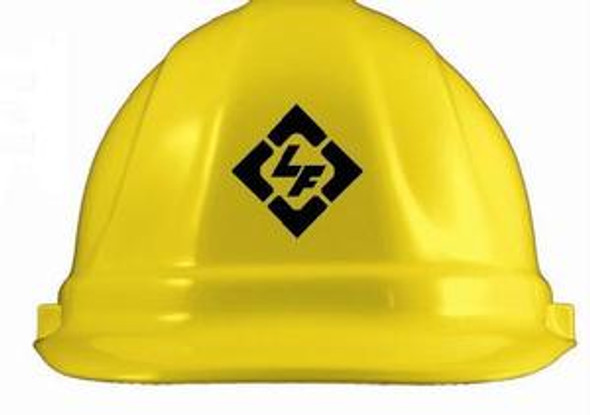 LF Logo OMEGA II Hard Hat (12ct case) Ratchet Suspension Yellow