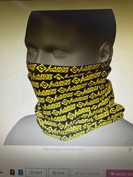 LF Logo Sublimation Head/Neck Gaiter 