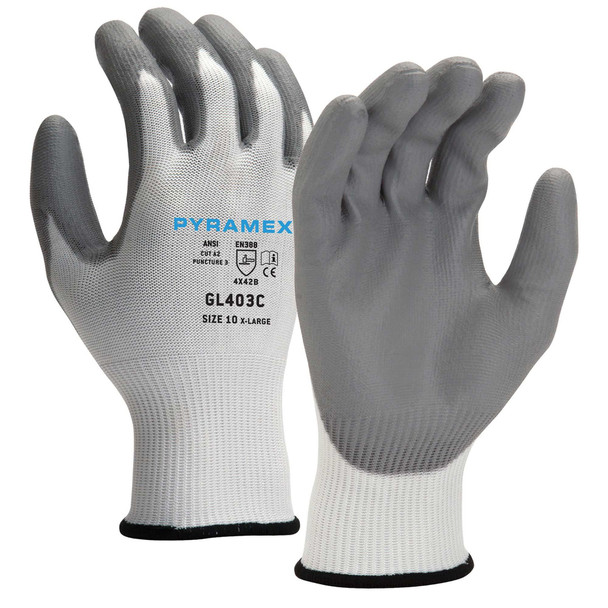 Pyramex GL403C Cut Level A2 Gloves 12ct Pack Medium