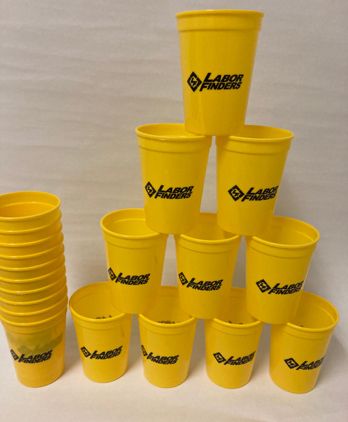 Stadium Cups - 16oz LF logo Yellow