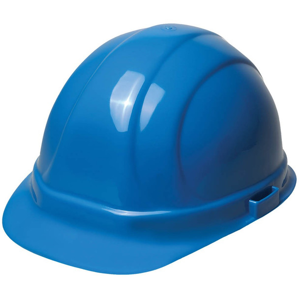 OMEGA II 6PT Hard Hat  Ratchet Suspension - Blue 12ct Carton