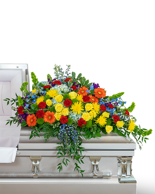 Vibrant Life Casket Spray