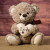 9" Valentine "Love"  Bear